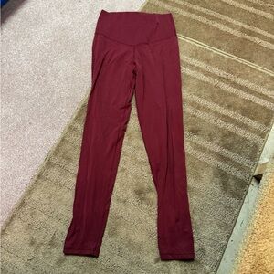 Aerie Maroon Active Leggings